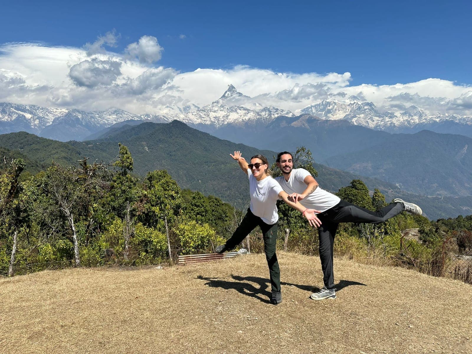 wonderful timing of Annapurna views point